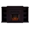 Landsmill Electric Fireplace w/ Bookcases 14