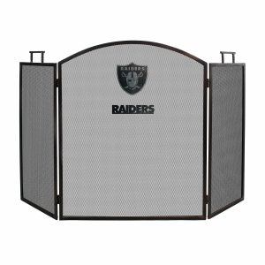 Las Vegas Raiders Imperial Fireplace Screen - Brown