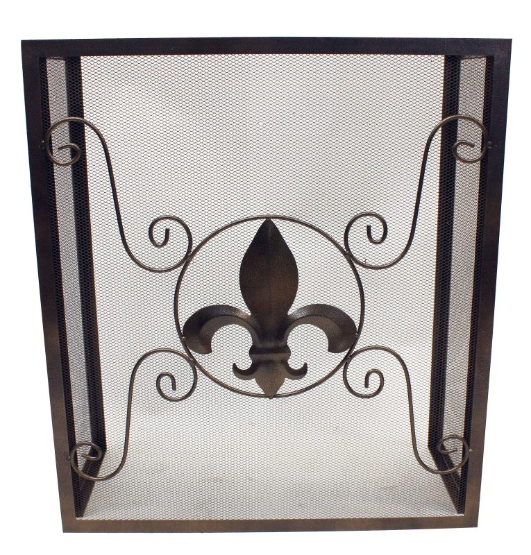 Leigh Country Fleur De Lis Fireplace Screen