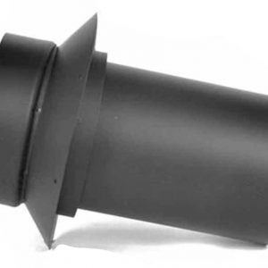 Lennox Hearth Products 6DMA 6 Inch security Double-Wall Black Stovepipe Masonry Adaptor