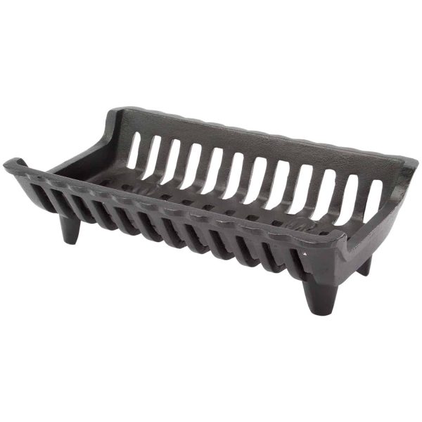 Liberty Foundry G16 15" Heavy-Duty Cast-Iron Fireplace Grate (2" Clearance)