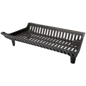 Liberty Foundry G27 27" Heavy-Duty Franklin-Style Cast-Iron Fireplace Grate (2" Clearance)