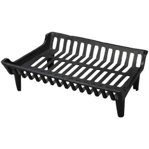 Liberty Foundry G800-24 Heavy-Duty Cast-Iron Fireplace Grate with 4" Clearance (24")