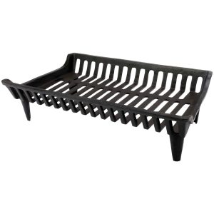Liberty Foundry G800-27 Heavy-Duty Cast-Iron Fireplace Grate with 4" Clearance (27")