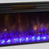 LifeSmart LifeZone Electric Infrared Quartz Standing Fireplace Heater, (2 Pack) 8