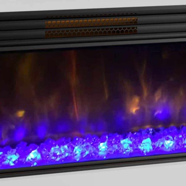 LifeSmart LifeZone Electric Infrared Quartz Standing Fireplace Heater, (2 Pack) 4