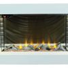 Lifesmart 44" Contemporary Wall Mounted Infrared Fireplace with Multi Color Ember Bed and Remote Control 7