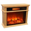 Lifesmart Extra Large Mantle Fireplace with Infrared Elements and Remote 9