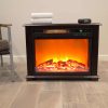 Lifesmart Infrared Medium Infrared Dark Oak Fireplace with Remote 8
