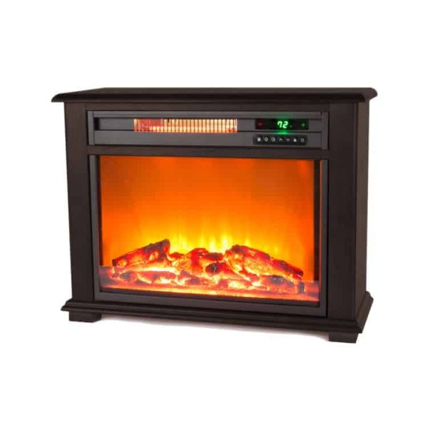 Lifesmart Infrared Medium Infrared Dark Oak Fireplace with Remote