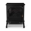 Limina Indoor Electric 1500W Stove Fireplace Infrared Quartz Space Heater, Black 5