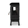 Limina Indoor Electric 1500W Stove Fireplace Infrared Quartz Space Heater, Black 6