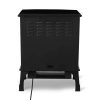 Limina Indoor Electric 1500W Stove Fireplace Infrared Quartz Space Heater, Black 7