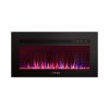 Lippert 693968 Built-In Electric Fireplace with Crystal Platform - 30", Black 2