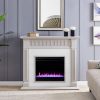 Livingvale Tiled Color Changing Fireplace by Ember Interiors