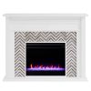 Lynfords Tiled Marble Color Changing Fireplace by Ember Interiors 15