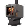 MF Fire Charcoal Catalyst Wood Stove with Room Blower Fan 2