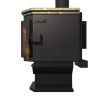 MF Fire Satin Black Catalyst Wood Stove with Soapstone Top 2