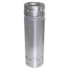 M&G Duravent 3 in. Dia. x 12 in. L Stainless Steel Stove Pipe Metallic