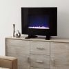 Mainstays Freestanding or Wall Mounted Electric Fireplace Heater, Black Finish 4