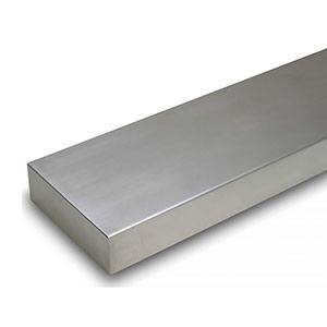 Mantels Direct 52 inch Titus Fireplace Mantel Brushed Stainless Steel Metal Shelf