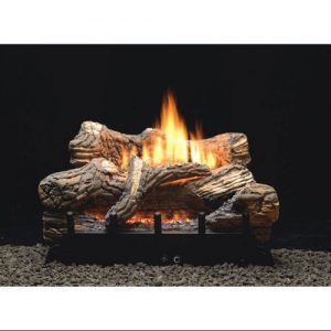 Manual 5-piece 18" Ceramic Fiber Log Set - Natural Gas