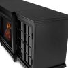 Marlowe Electric Entertainment Fireplace in Black by Real Flame 8