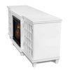 Marlowe Electric Entertainment Fireplace in White by Real Flame 9