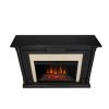 Maxwell Grand Electric Fireplace in Blackwash by Real Flame 7