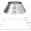 Metalbest 10S-SC Stainless Steel Sure-Temp 10" Class A Chimney Pipe Storm Collar