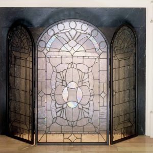 Meyda Tiffany 48104 Tiffany Glass Stained Glass / Tiffany Fireplace Screen From The