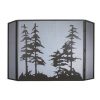 Meyda Tiffany Tall Pines Folding Fireplace Screen