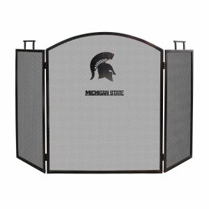 Michigan State Spartans Imperial Fireplace Screen - Brown