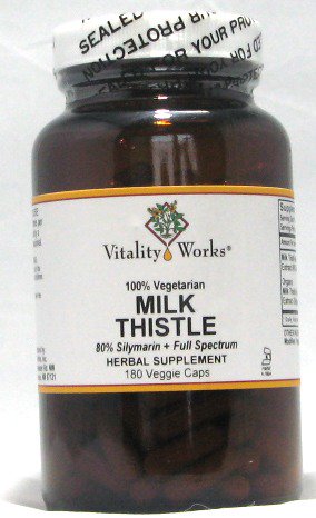 Milk Thistle Vitality Works 180 Caps