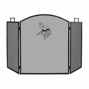 Minnesota Vikings Imperial Fireplace Screen - Brown