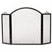 Minuteman International 3 Panel Arched Top Twisted Rope Fireplace Screen 2
