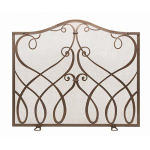 Minuteman International Cypher Wrought iron Fireplace Screen