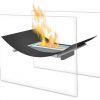 Moda Flame EF6007BK-MF Black Bow Ventless Free Standing Bio Ethanol Fireplace 2