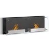 Moda Flame EW9003-MF2 47 in. Faro Ventless Wall Mounted Bio Ethanol Fireplace