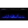 Moda Flame LW2050CC-MF 50 in. Cynergy Crystal Stone Built in Wall Mounted Electric Fireplace 6