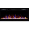 Moda Flame LW2050CC-MF 50 in. Cynergy Crystal Stone Built in Wall Mounted Electric Fireplace 7