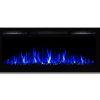 Moda Flame LW2050WS-MF 50 in. MFE5048WS Cynergy Built-in Wall Mounted Electric Fireplace - Pebble Stone 6