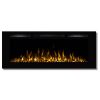 Moda Flame LW2050WS-MF 50 in. MFE5048WS Cynergy Built-in Wall Mounted Electric Fireplace - Pebble Stone