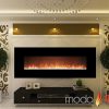 Moda Flame MFE5072LE 72" Skyline Linear Wall Mounted Electric Fireplace - Log 6