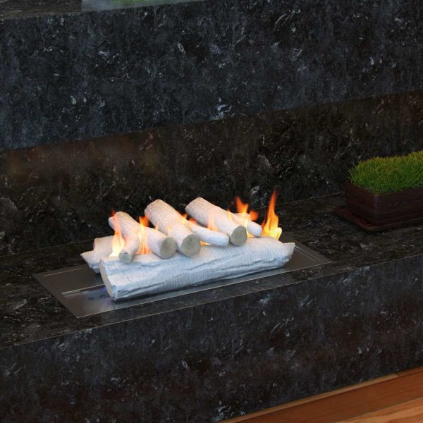 Moda Flame RFA4005-MF 16 in. Birch Ceramic Fireplace Gas Logs - 5 Piece 4