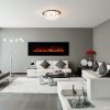 Modern Flames Ambiance 80" Clx Electric Fireplace With Black Glass Front 2
