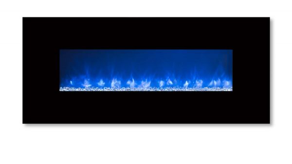 Modern Flames CLX-2 Series Electric Fireplace with Black Glass Front