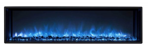 Modern Flames LFV2-120-15-SH 120 in. Landscape Fullview 2 Series Electric Fireplace - Built-In Clean Face 2
