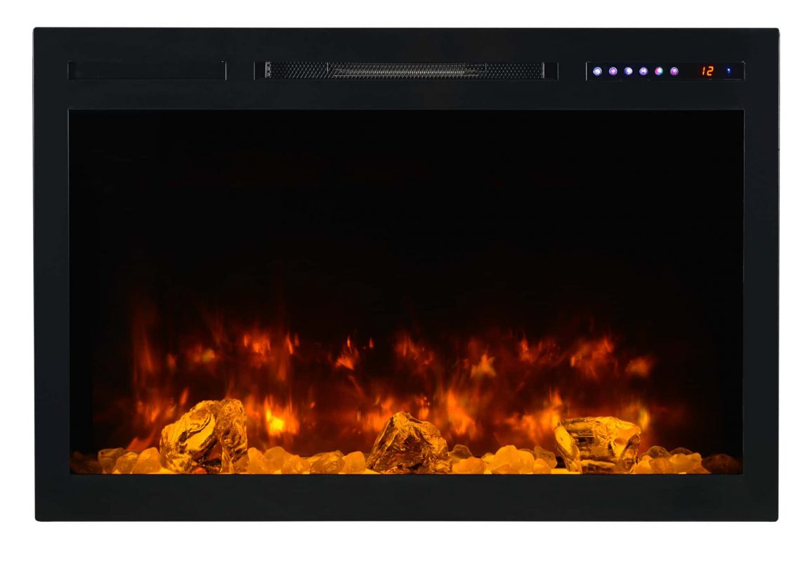 Modern Flames SC36-B Spectrum 5000 BTU 37" Wide Built-In Vent Free Electric Fireplace