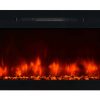 Modern Flames SL50-B Spectrum 5000 BTU 50" Wide Built-In Vent Free Electric Fireplace